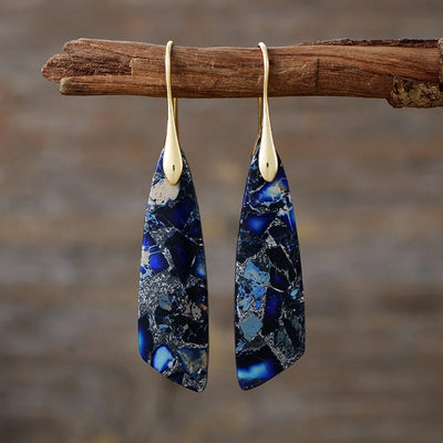 Hayden Amelia | Vintage Earrings With Colored Natural Stones
