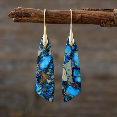 Hayden Amelia | Vintage Earrings With Colored Natural Stones