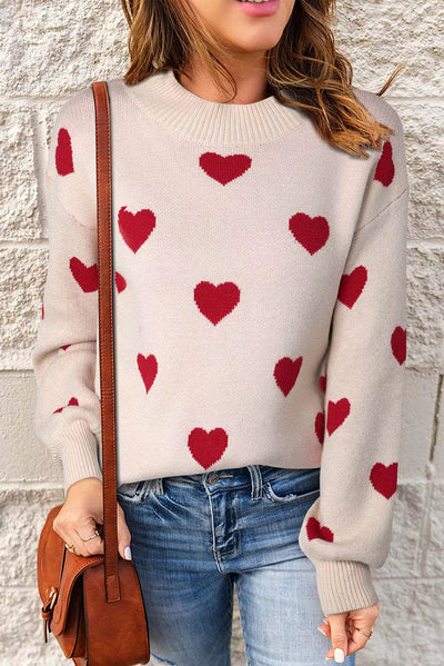 Hayden Laura™ | Elegant Hearts Sweater
