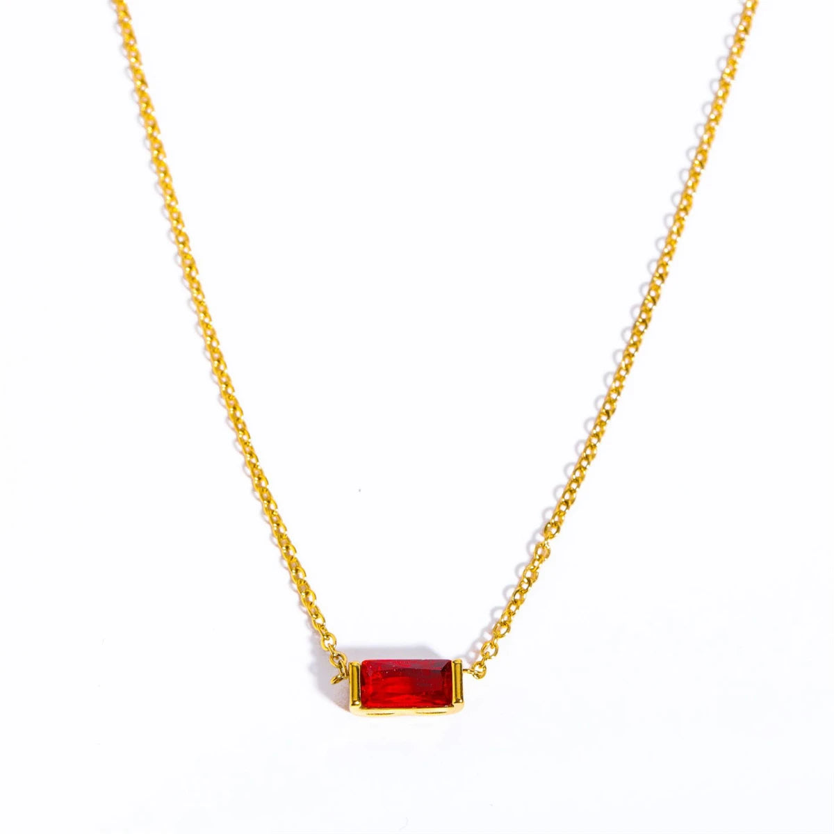 Hayden Nevaeh | Stainless Steel Birthstone Necklace