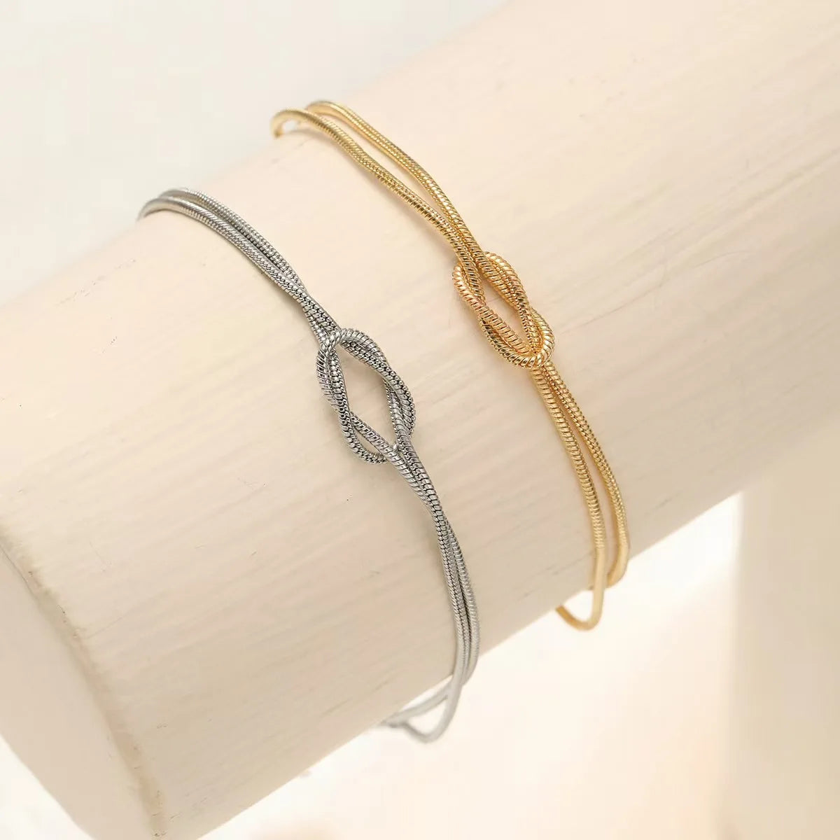 Hayden Dakota | Stainless Steel Love Knot Bracelet