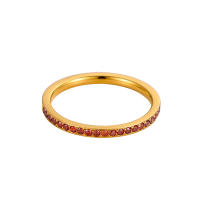 Hayden Carla |  Mini Zircon Birthstone Rings