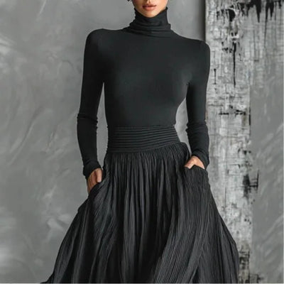 Hayden Aline™ | High Waist Maxi Skirt Plus Shirt