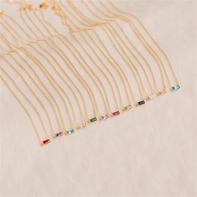 Hayden Nevaeh | Stainless Steel Birthstone Necklace