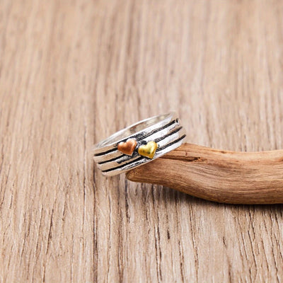 Hayden Gwenn | Bohemian Vintage Multi-Layered Heart Ring