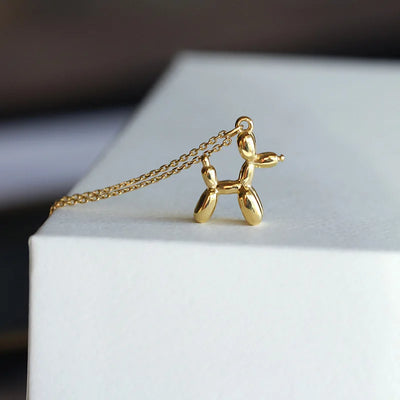 Hayden Abigail | 3D Balloon Dog Pendant Necklaces