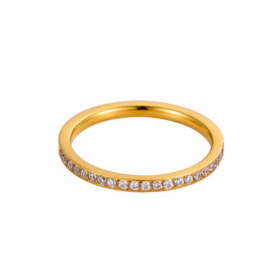 Hayden Carla |  Mini Zircon Birthstone Rings