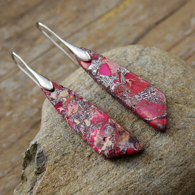 Hayden Amelia | Vintage Earrings With Colored Natural Stones