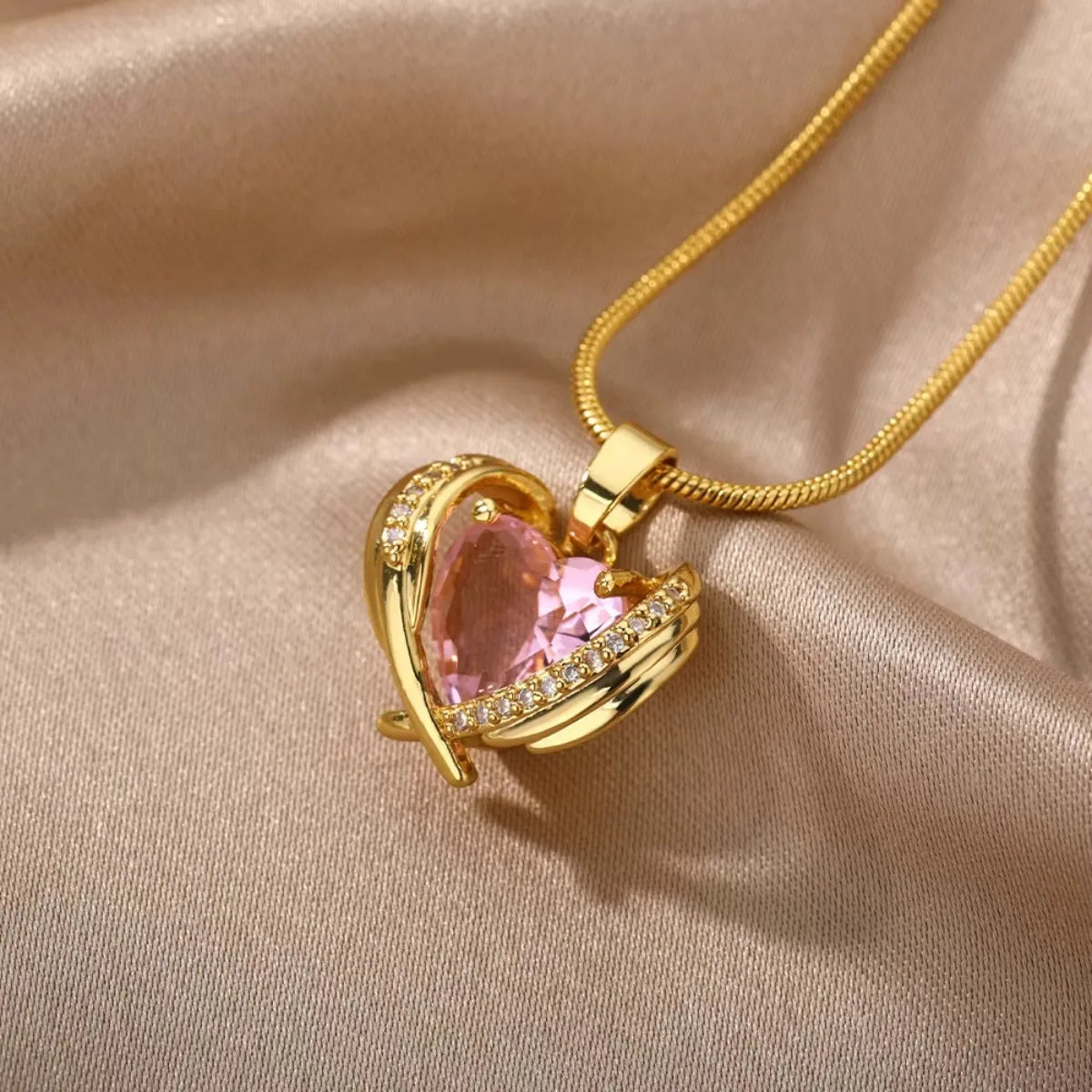 Hayden Addie | Bohemia Pink Cubic Zirconia Necklace