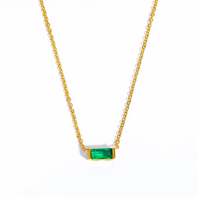 Hayden Nevaeh | Stainless Steel Birthstone Necklace