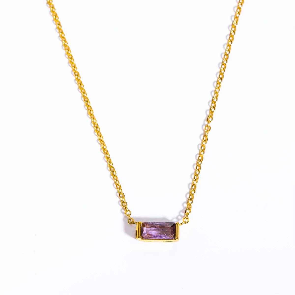 Hayden Nevaeh | Stainless Steel Birthstone Necklace
