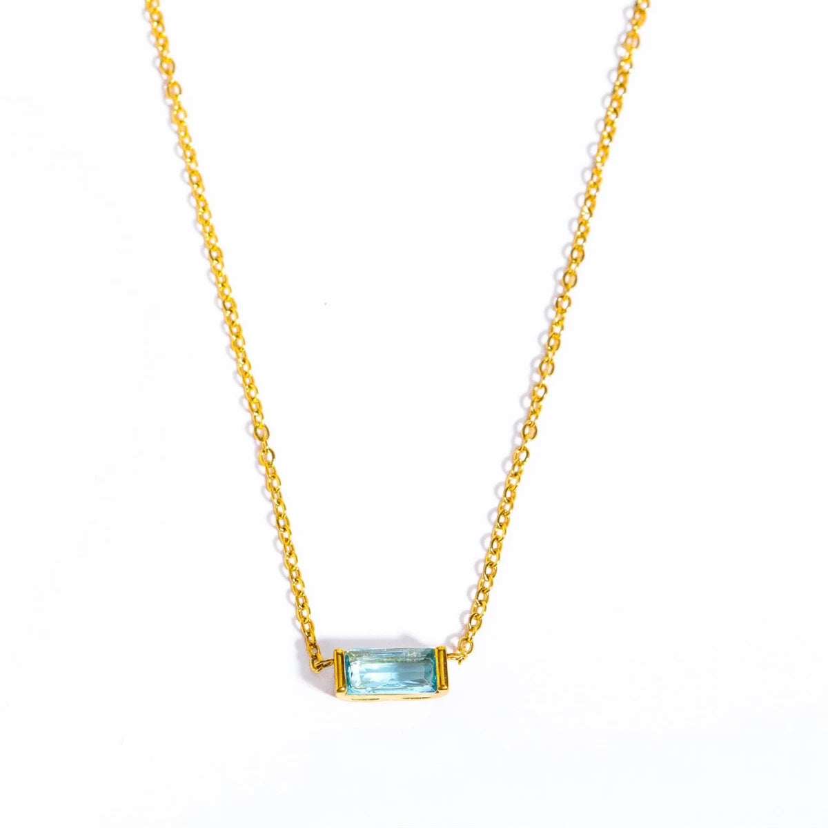 Hayden Nevaeh | Stainless Steel Birthstone Necklace