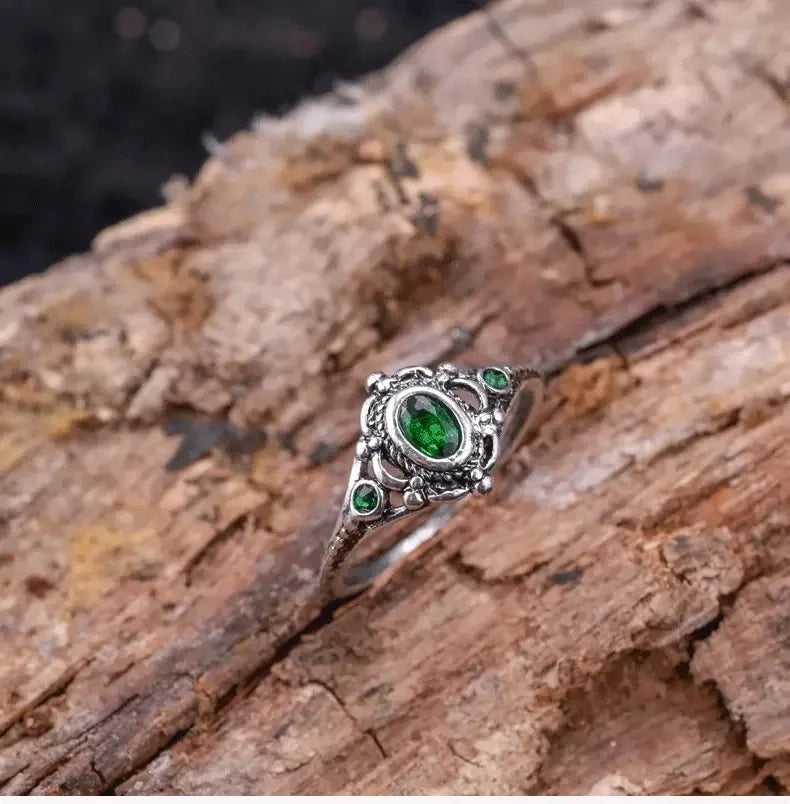 Hayden Brooke | Vintage Emerald BOHO Ring