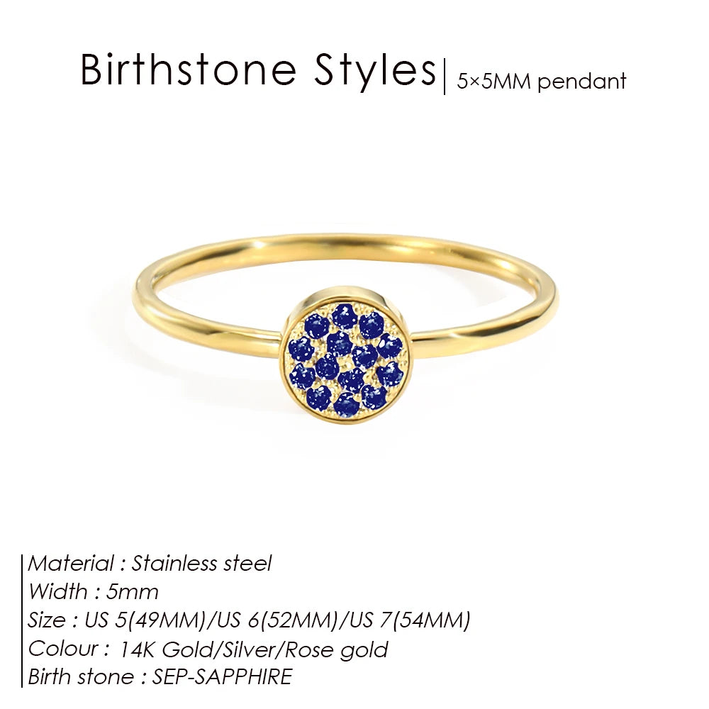 Hayden Emery | Zirconia Birthstone Ring