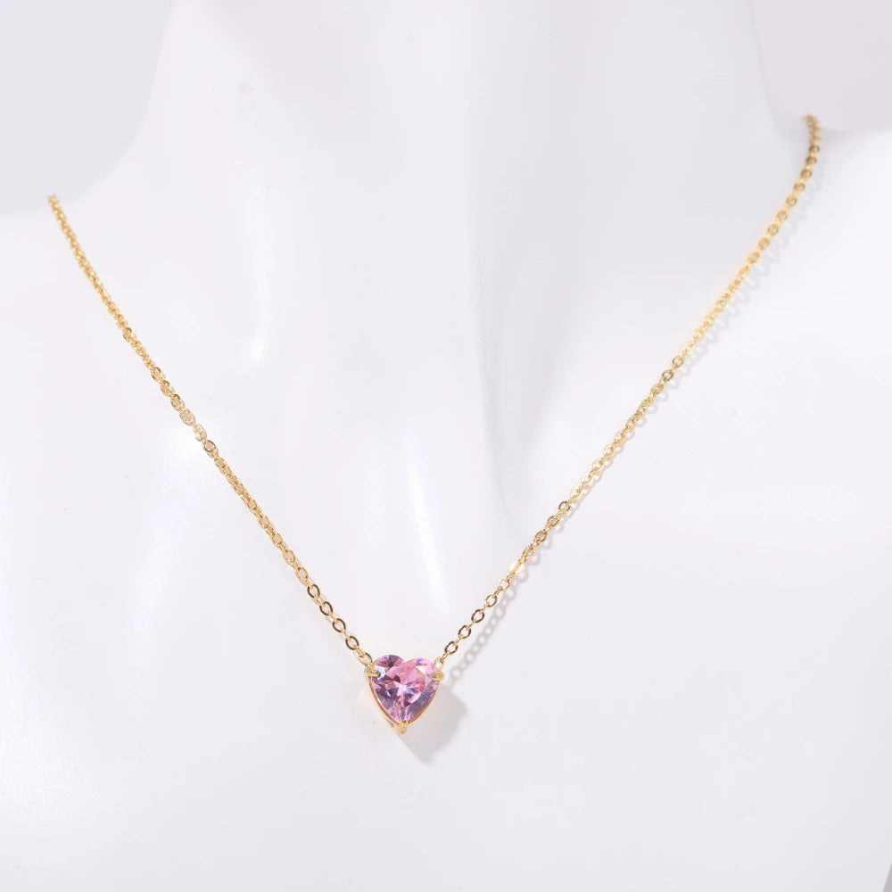 Hayden Sage | Birthstone Necklace Hearth Stone