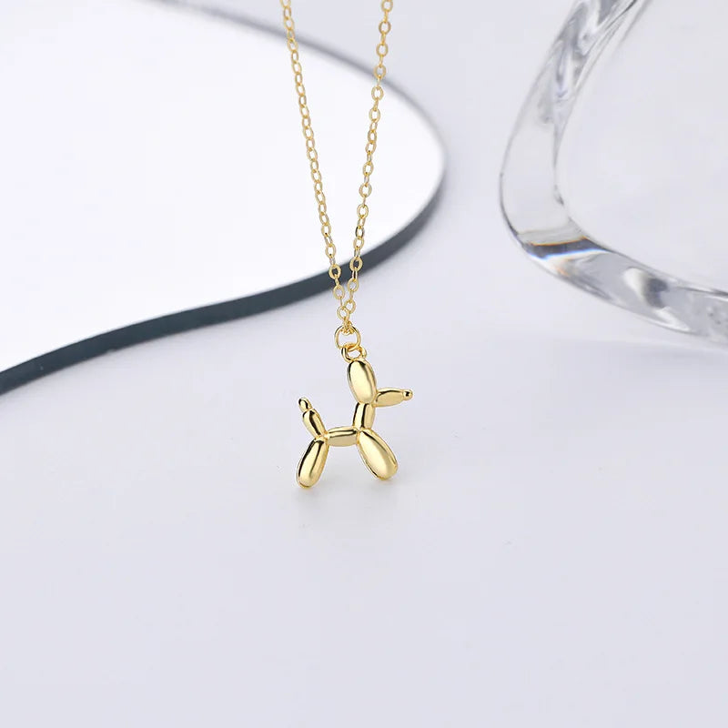 Hayden Abigail | 3D Balloon Dog Pendant Necklaces