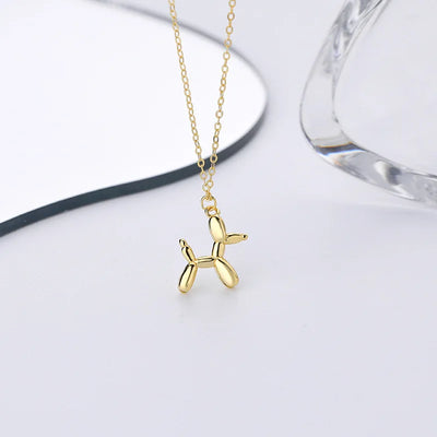 Hayden Abigail | 3D Balloon Dog Pendant Necklaces