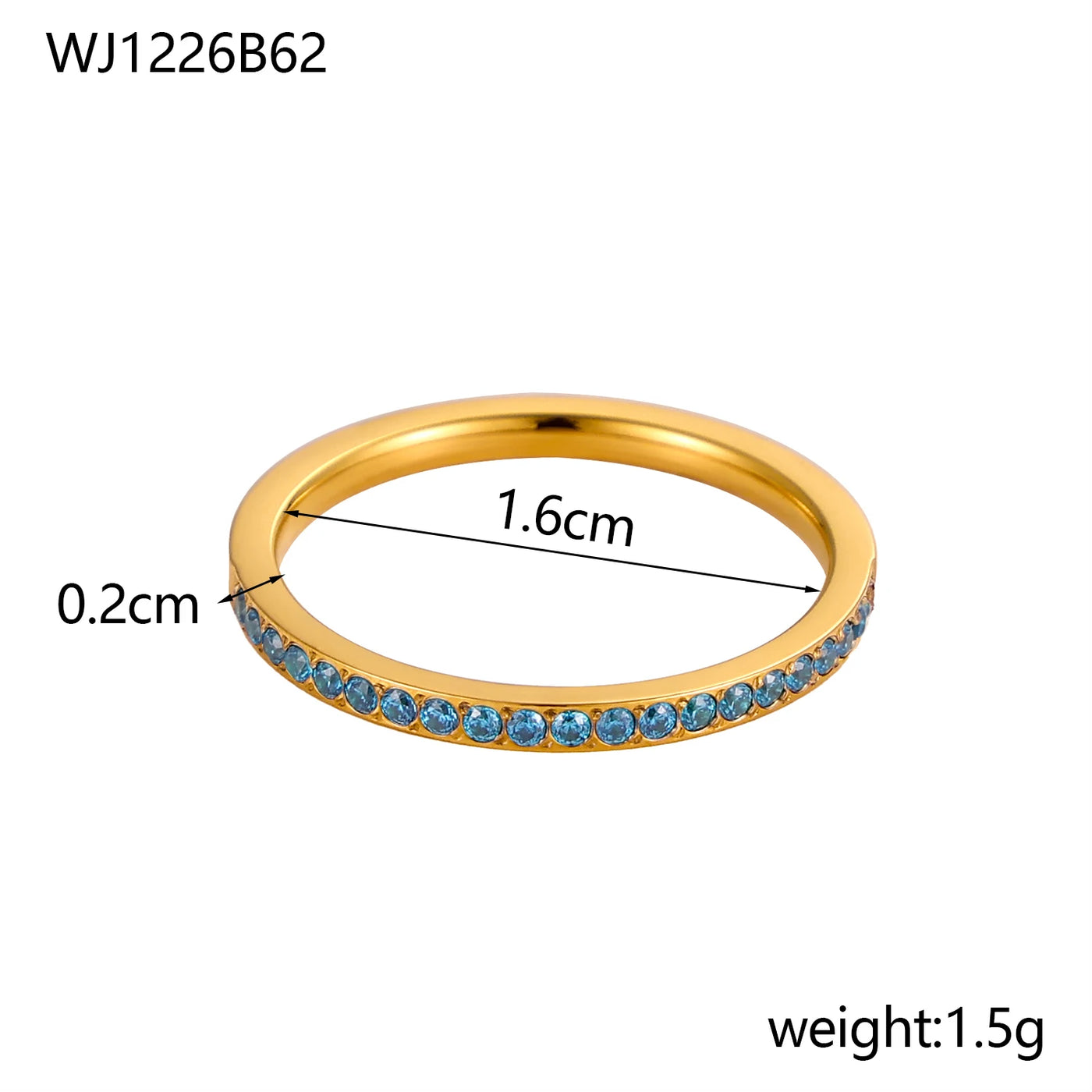 Hayden Carla |  Mini Zircon Birthstone Rings