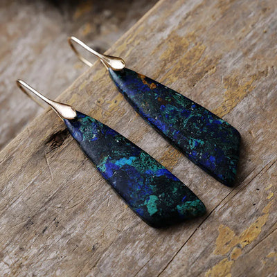 Hayden Amelia | Vintage Earrings With Colored Natural Stones