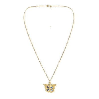 Hayden Abby | Butterfly Necklace With Engravings