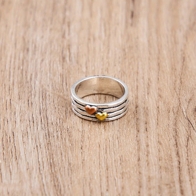 Hayden Gwenn | Bohemian Vintage Multi-Layered Heart Ring
