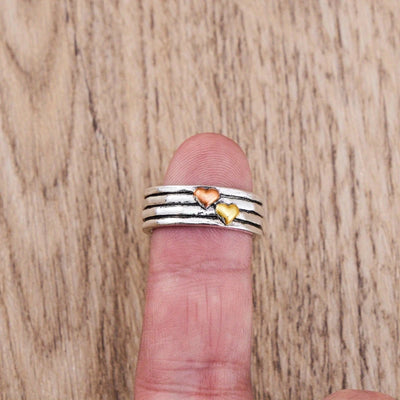 Hayden Gwenn | Bohemian Vintage Multi-Layered Heart Ring