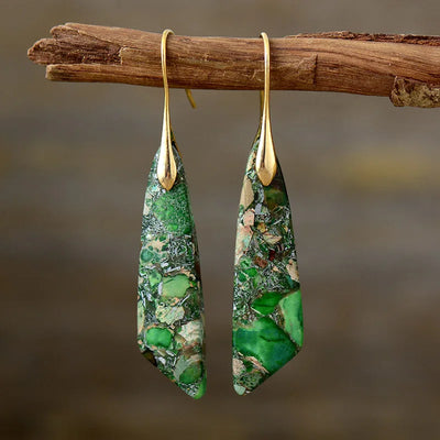 Hayden Amelia | Vintage Earrings With Colored Natural Stones
