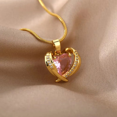 Hayden Addie | Bohemia Pink Cubic Zirconia Necklace