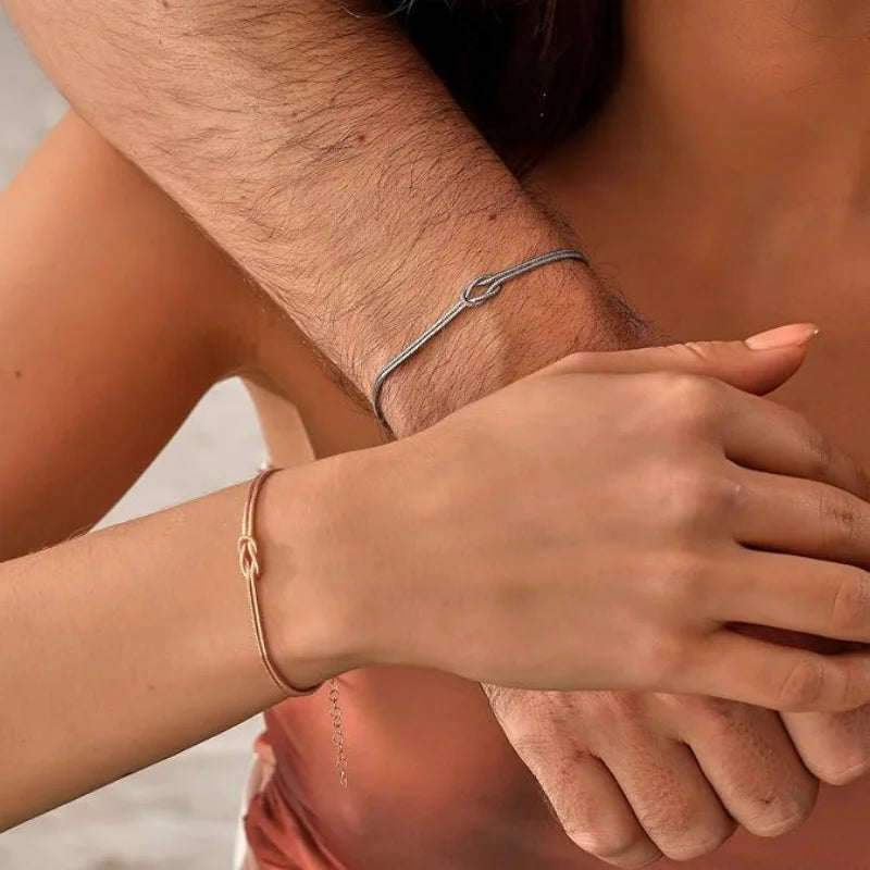 Hayden Dakota | Stainless Steel Love Knot Bracelet