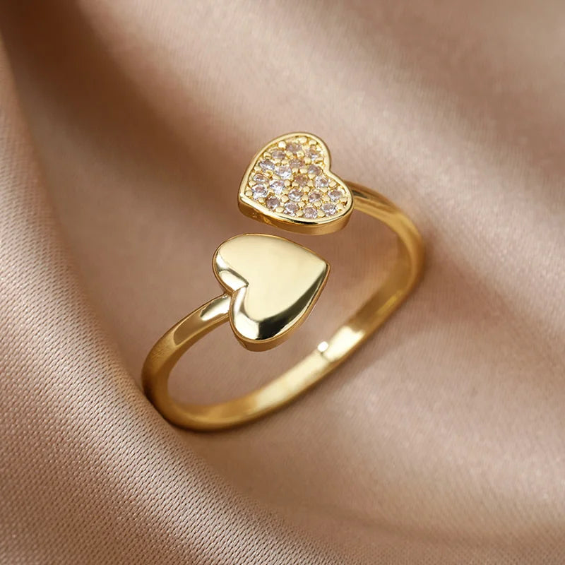 Hayden Britt | Double Heart Ring