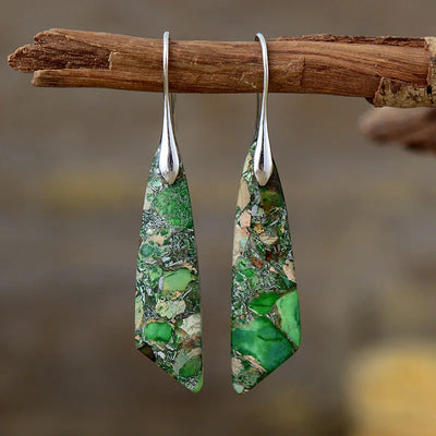 Hayden Amelia | Vintage Earrings With Colored Natural Stones