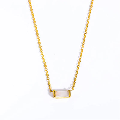Hayden Nevaeh | Stainless Steel Birthstone Necklace
