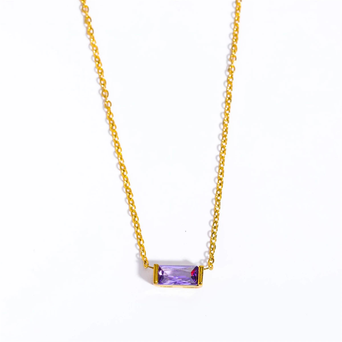 Hayden Nevaeh | Stainless Steel Birthstone Necklace