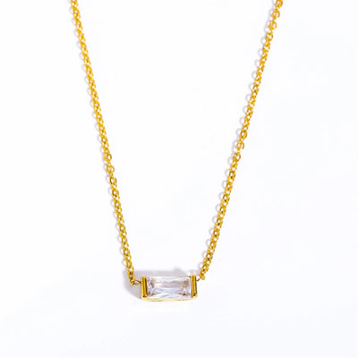 Hayden Nevaeh | Stainless Steel Birthstone Necklace