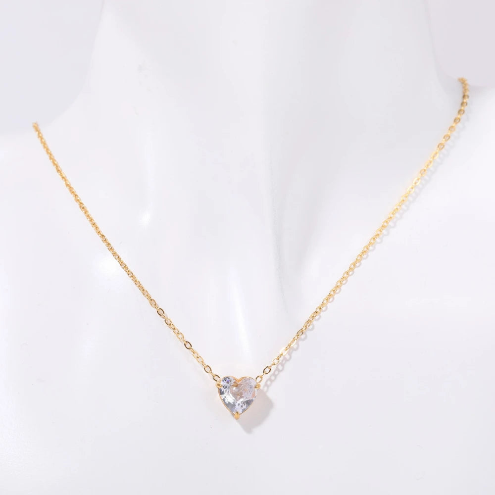 Hayden Sage | Birthstone Necklace Hearth Stone