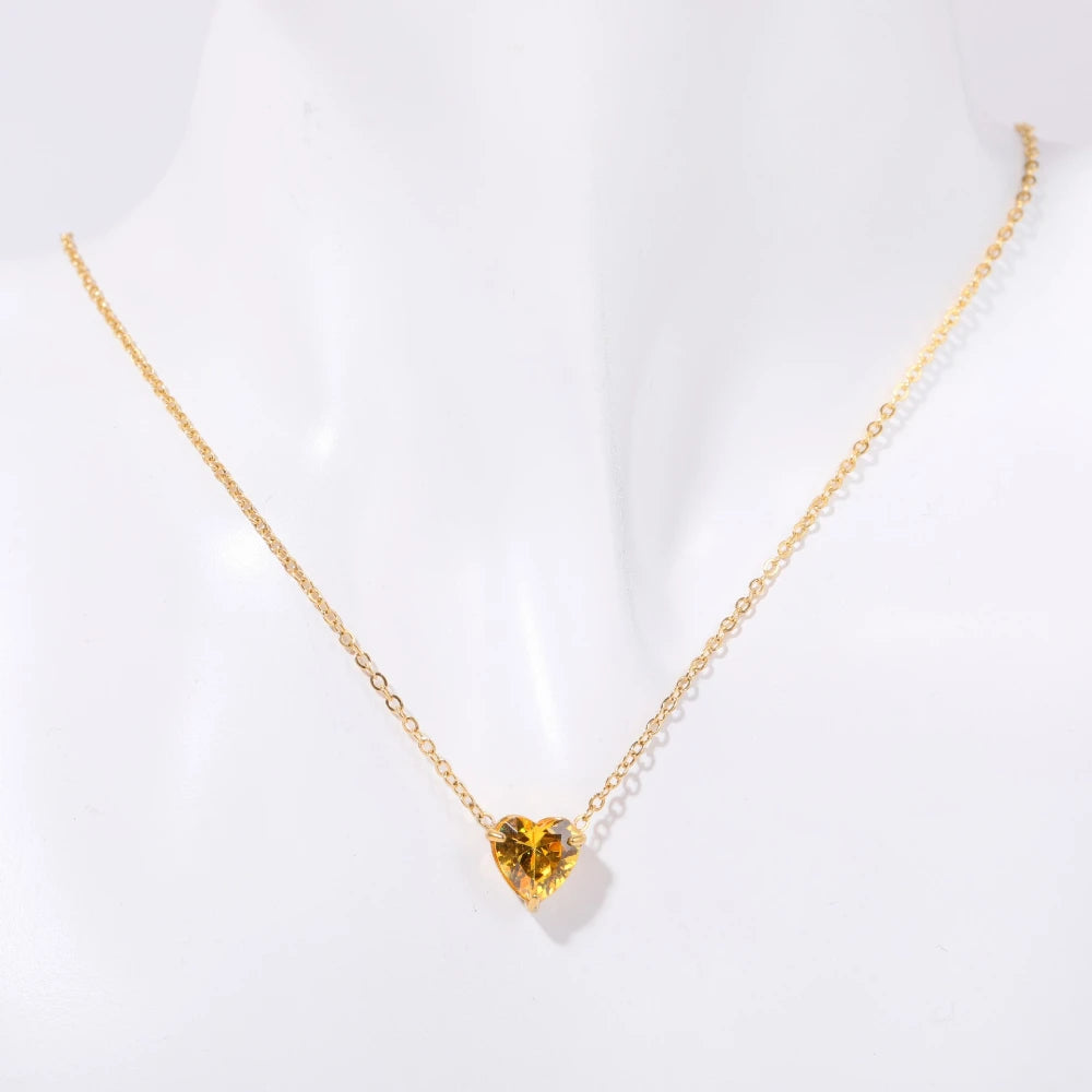 Hayden Sage | Birthstone Necklace Hearth Stone
