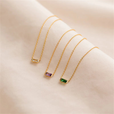 Hayden Nevaeh | Stainless Steel Birthstone Necklace