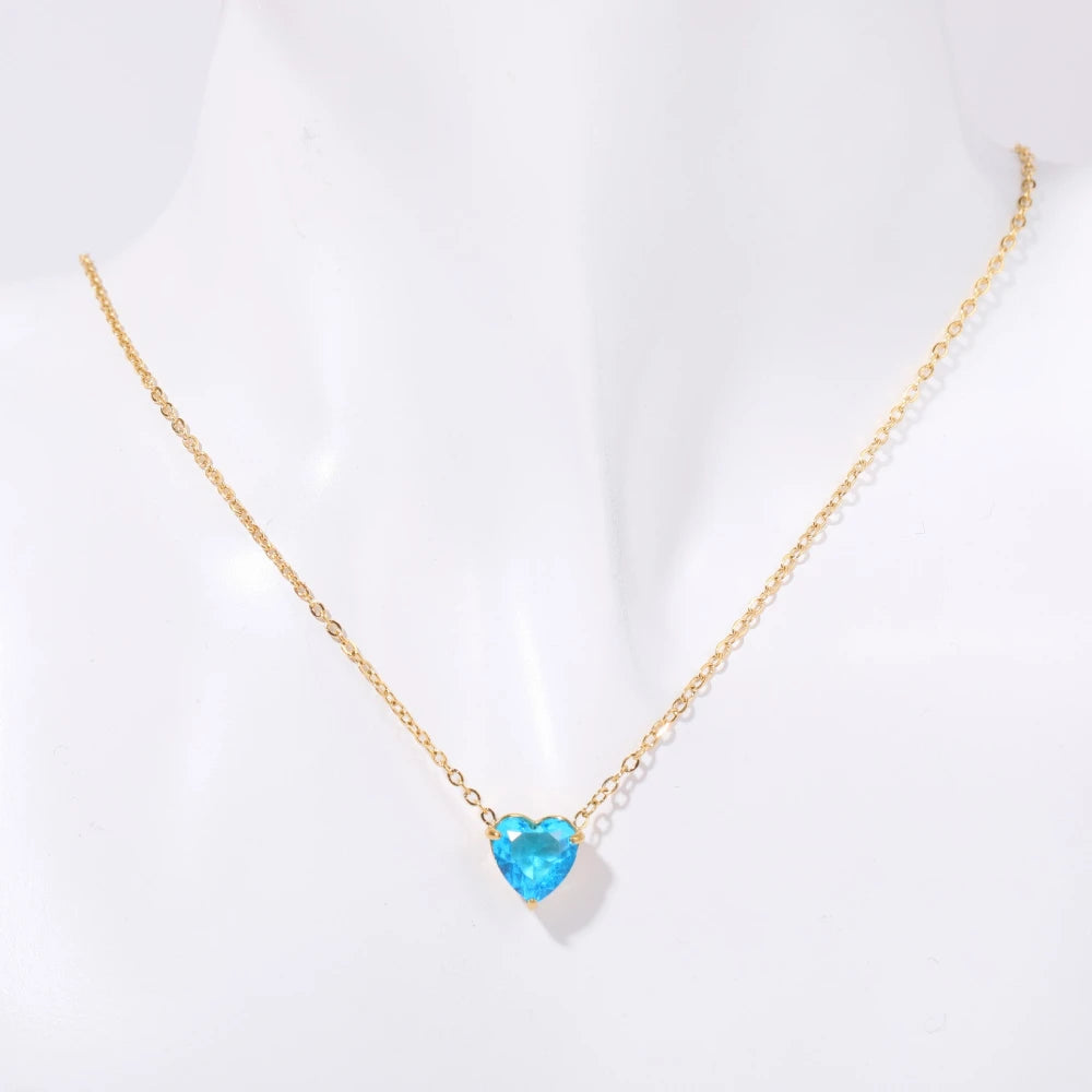 Hayden Sage | Birthstone Necklace Hearth Stone
