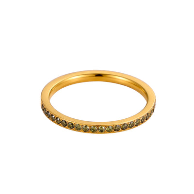 Hayden Carla |  Mini Zircon Birthstone Rings