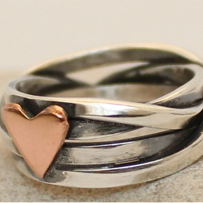 Hayden Elanor | BOHO Geometrie Romantisch Hart Ring