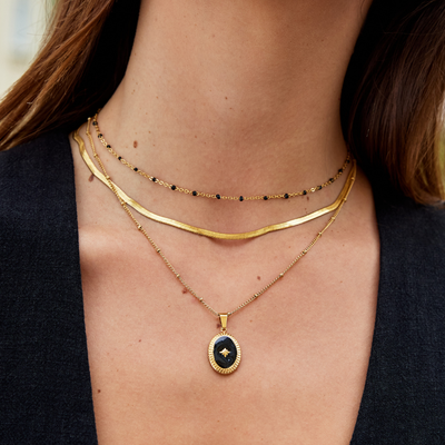 Hayden Tatum | Snake Chain Gold Necklace