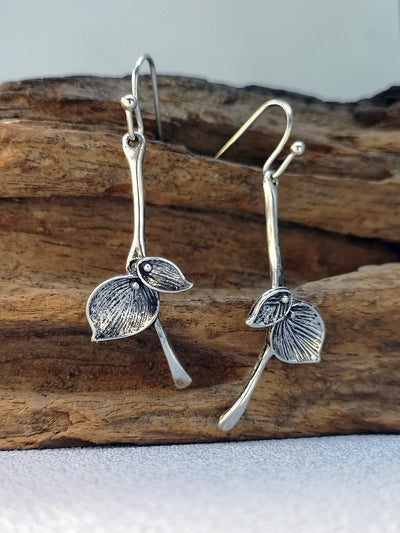 Hayden Nuna | Silver Leaf Vintage Earrings