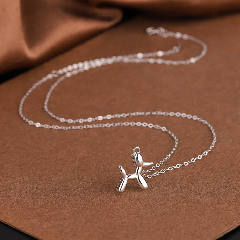 Hayden Abigail | 3D Balloon Dog Pendant Necklaces