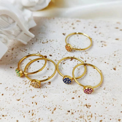 Hayden Emery | Zirconia Birthstone Ring