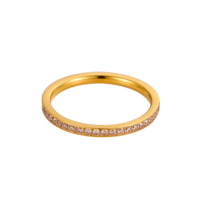 Hayden Carla |  Mini Zircon Birthstone Rings