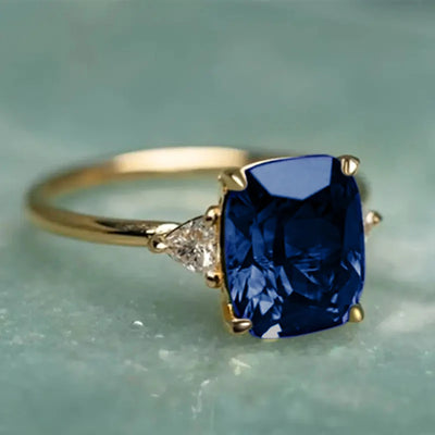 Hayden Luck | Green Zirconia Ring in Gold