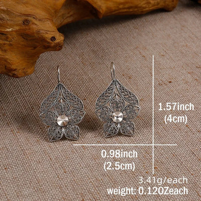 Hayden Folhas | Vintage BOHO Sculpture Dangle Earrings