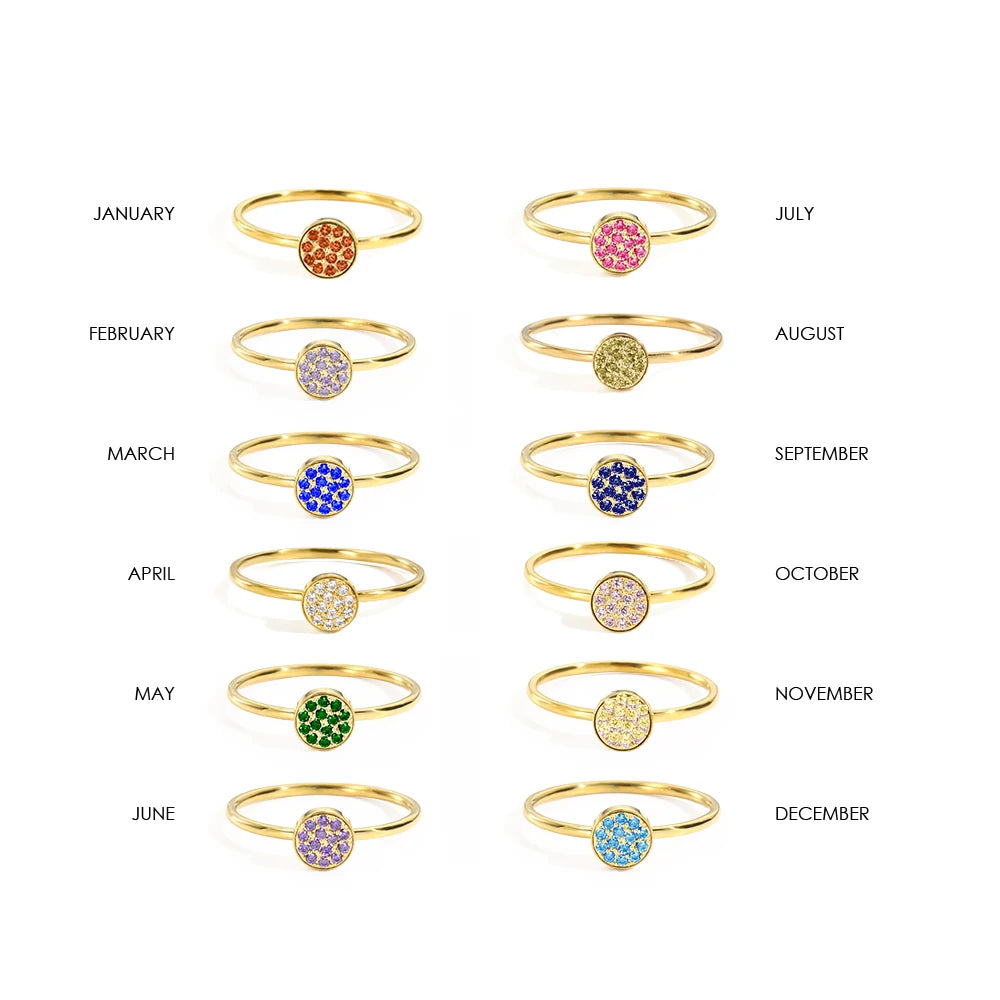 Hayden Emery | Zirconia Birthstone Ring
