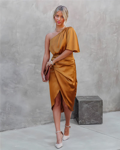 Hayden Celeste - Silk Cocktail Sundress