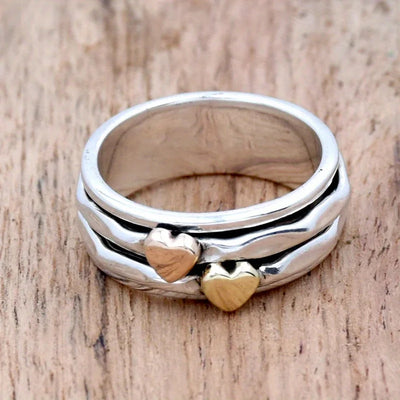 Hayden Gwenn | Bohemian Vintage Multi-Layered Heart Ring